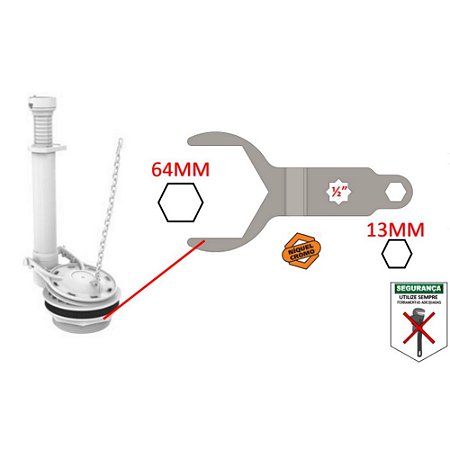 Kit Chave Especial Para Porca Caixas Acopladas   - CRKBTT6029