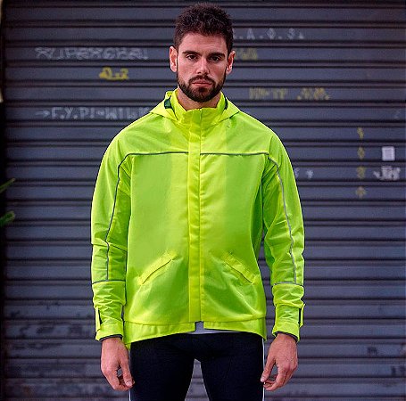 Jaqueta Impermeável Corta-vento Refletiva Ciclismo em 5X sem juros - Otro  bikewear - Roupas para ciclismo urbano