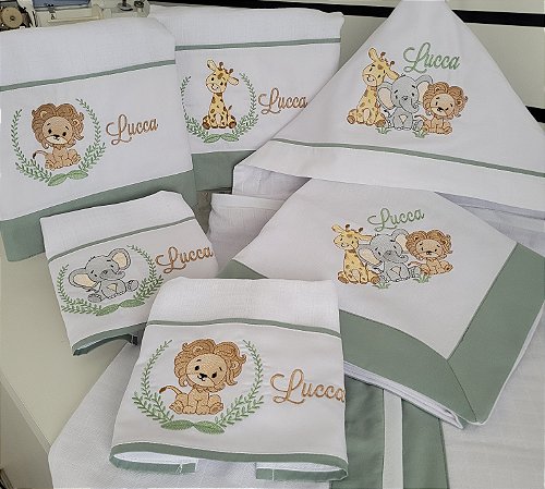 Kit para maternidade tema safari