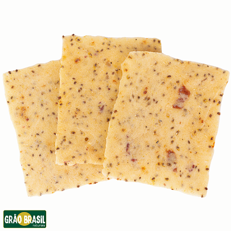 Fit Chia Sabor Lemon Pepper 200g - Snack Vegano de Batata Doce com Chia