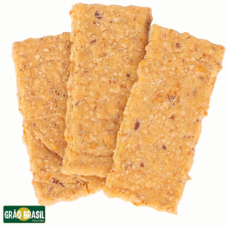 Crock Fit Sabor Queijo com Gergelim 200g - Snack de Grão de Bico