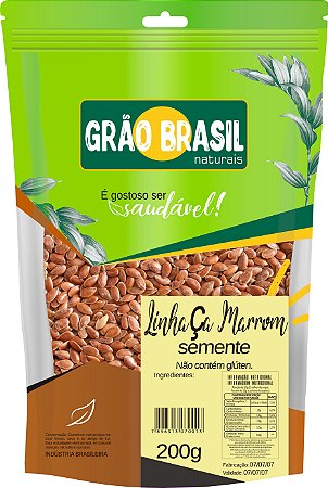 Linhaça Marrom Semente 200g