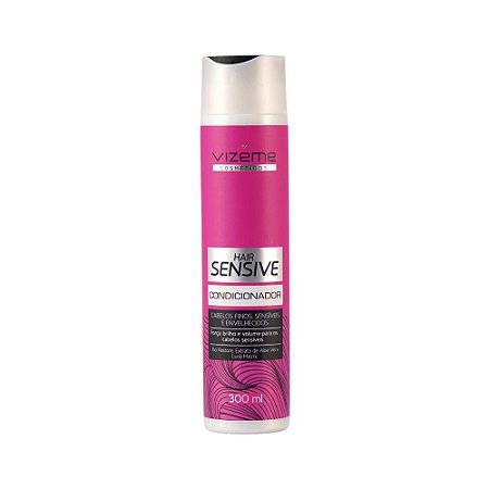 Condicionador para cabelos sensíveis - Hair Sensive 300ml - cabelos finos e volume - Vizeme