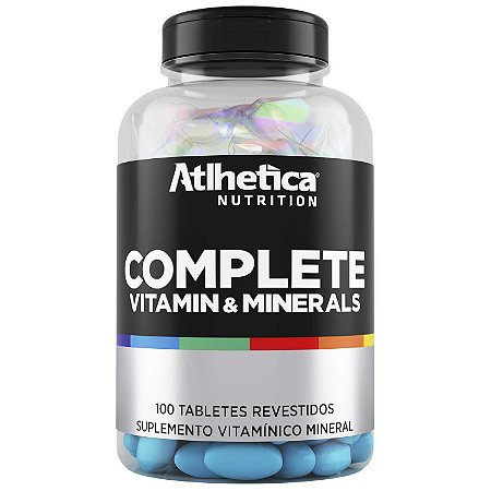 Complete Multi Vit (Multivitamínico)  100 tabletes - Atlhetica