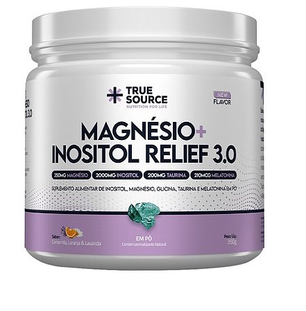 Magnésio Inositol Relief 3.0 350g - True Source