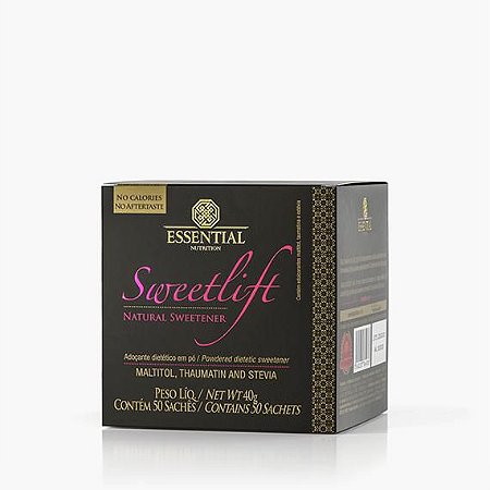 Sweet Lift (adoçante natural) caixa c/ 50 sachês - Essential Nutrition