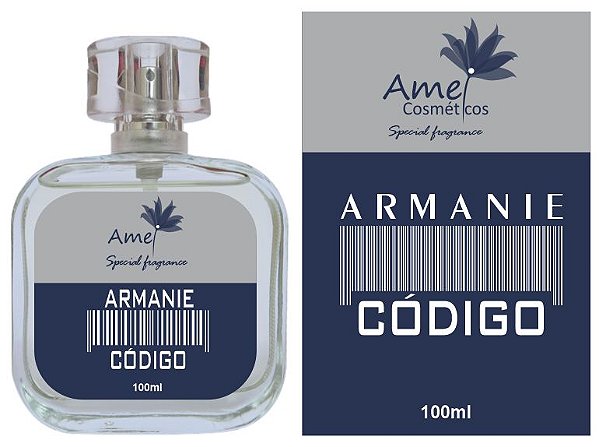 Perfume Amei Cosméticos Armanie Código 100ml