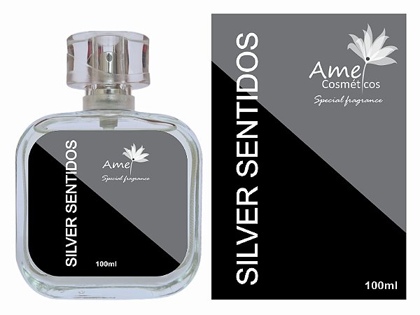 Perfume Amei Cosméticos Silver Sentidos 100ml