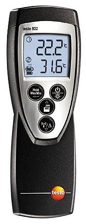 Termômetro Digital, 2 Canais Tipo K - Testo 922