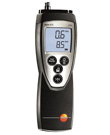 Instrumento de Medição de Pressão e Velocidade de 0 a 200 hPa - Testo 512