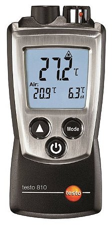 Pirômetro Medidor de Temperatura de 2 Canais com Infravermelho - Testo - 810