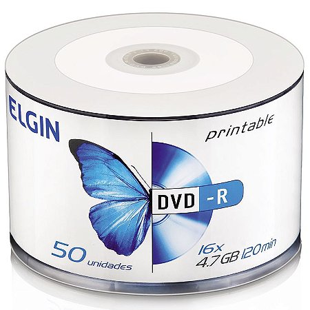 DVD-R ELGIN BULK 50 UNIDADES PRINTABLE