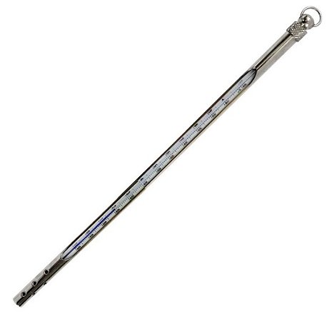 Termômetro Quimico Refletor Azul Com Proteção de Metal -10/+310:1°C | INCOTERM 5027
