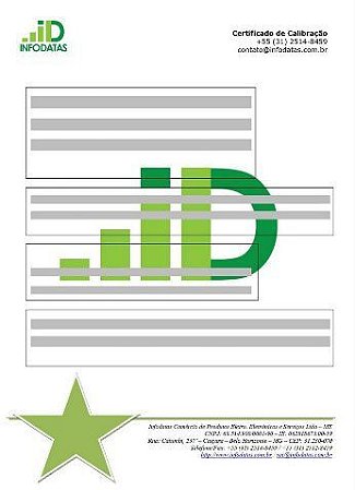 Certificado de Calibração para Decibelímetro, Indicadores, Microhmimetro, Miliohmimetro, Osciloscópios, Wheatstone