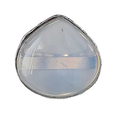 Anel Opalina Gota de Prata 800