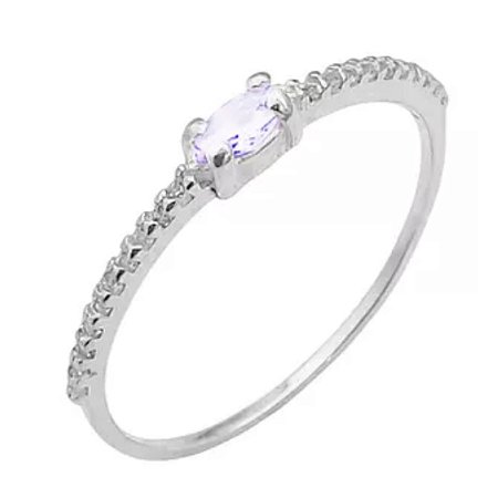 Anel Lavanda Céu Mini Prata 925