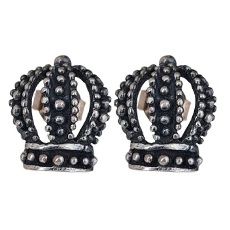 Brinco Coroa Indiana Prata 925