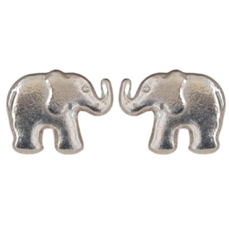 Brinco Elefante Segundo Furo de Prata 925