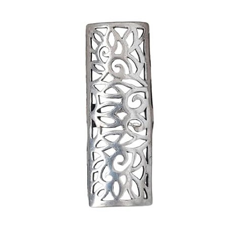 Anel Indiano Floral de Prata 925