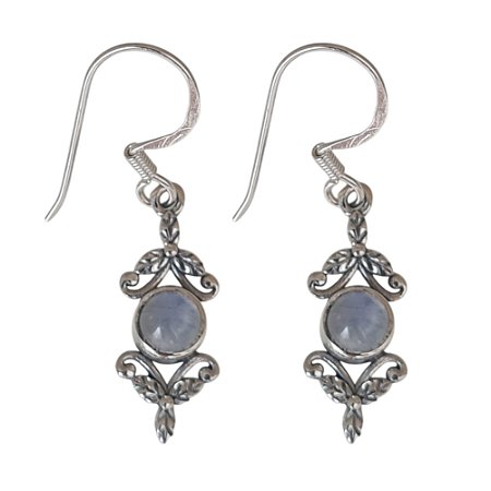 Brinco Pedra da Lua de Prata 925