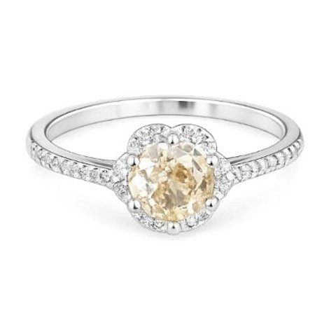 Anel Fancy Yellow Nuvem de Prata 925