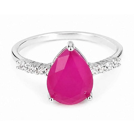 Anel Turmalina Pink Fusion de Prata 925
