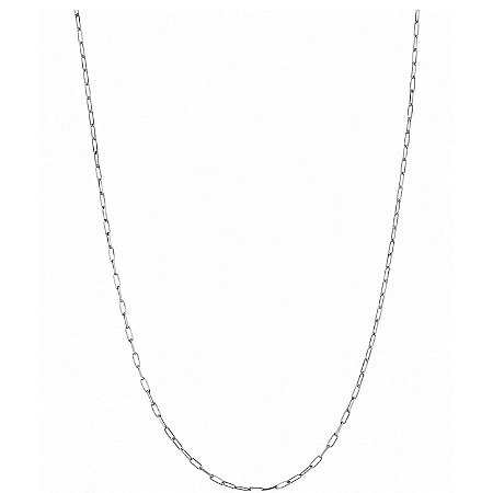 Corrente Cadeado 50 cm Prata 925