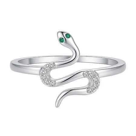 Anel Serpente Prata 925