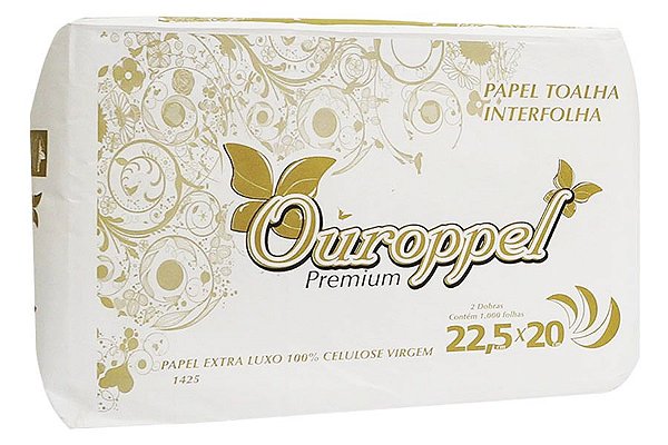 PAPEL TOALHA INTERFOLHA OUROPPEL PREMIUM