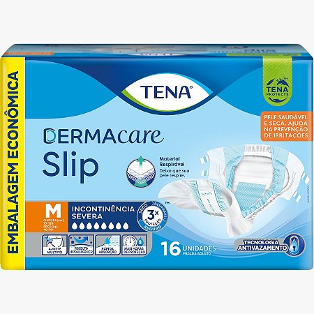 FRALDA GERIÁTRICA TENA SLIP DERMACARE  - 16 unid.