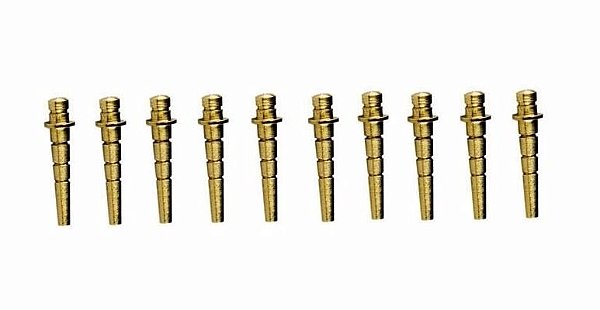 Pino Metalico Para Pivo Dourado C/10 - Preven
