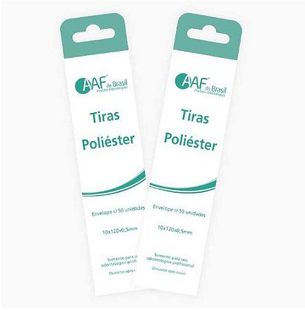 Tira de Poliéster Transparente C/50 - Aaf