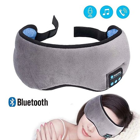 Tapa Olho Máscara Dormir Fone De Ouvido Bluetooth - WWG BRINDES