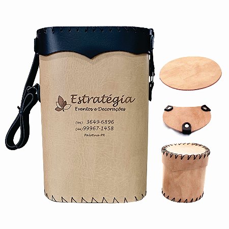 5 Mateiras 1L Tampas Pretas para Chimarrão e Tereré Personalizadas com Acessórios