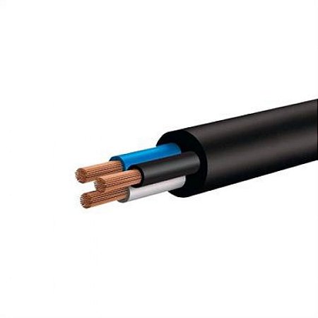 CABO PP 3 X 1.5MM 500V PRETO METRO