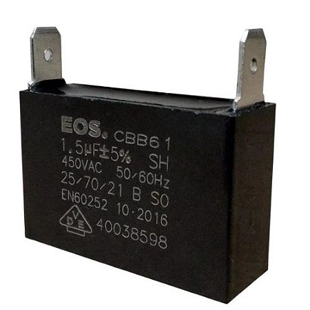 CAPACITOR DE ARRANQUE 1,5 F-450V- QUADRADO