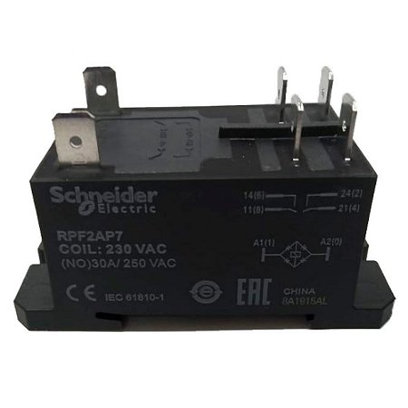 RELE DE INDUCAO CONDENSADORA AR SPLIT SPRINGER 18 22 24 30 BTUS 30A 240V 6 TERMINAIS