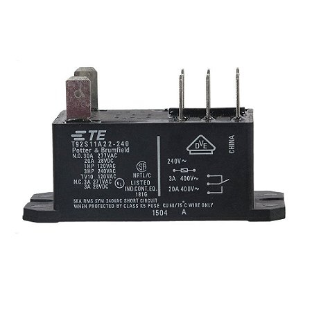 RELE DE INDUÇÂO CONDENSADORA AR CONDICIONADO SPLIT SPRINGER 18 22 24 30 BTUS 20A 400V 8 TERMINAIS SE