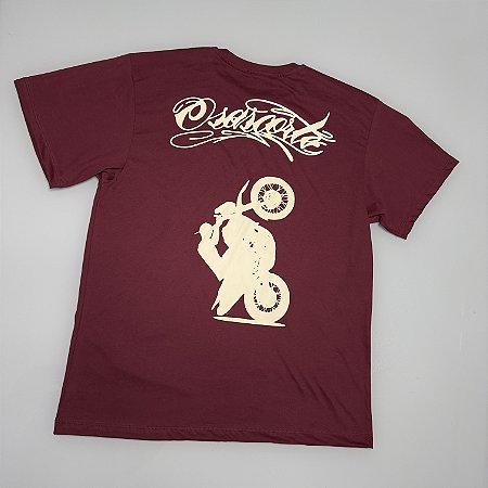 CAMISETA VINHO ALGODÃO - XT660