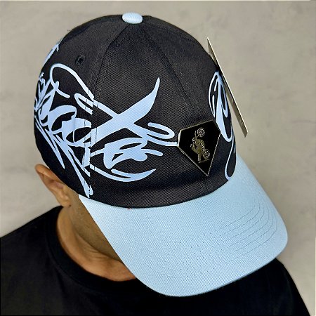 LETREIRO  - Preto/Escrita Azul Bebê