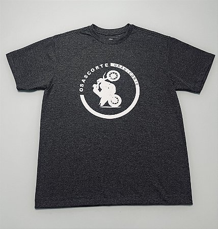 CAMISA OSASCORTE LOGO REDONDO - cinza