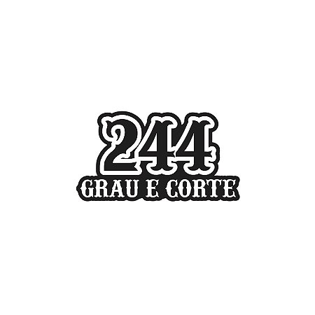 Adesivo 244 - Grau e Corte