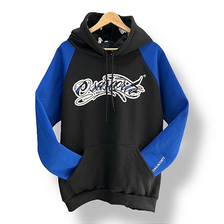 MOLETOM OSASCORTE MANGA RAGLAN - AZUL ROYAL