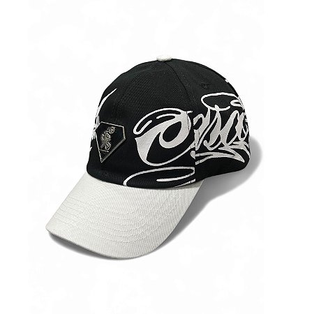 LETREIRO  - PRETO COM ABA BRANCA