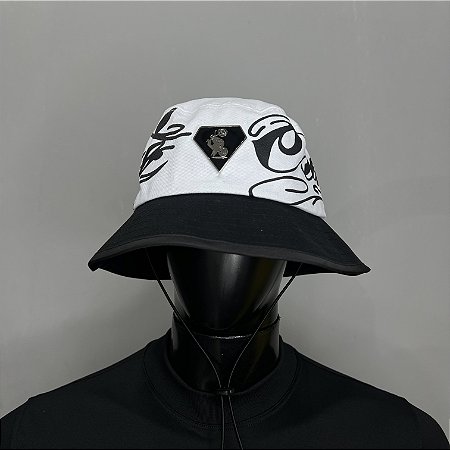 BUCKET LETREIRO - BRANCO/PRETO