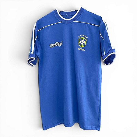 CAMISETA ALGODÃO SELEÇÃO 2026 - AZUL