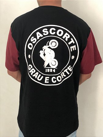 Camiseta OSASCORTE Manga Vinho