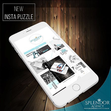 Instagram Puzzle - Arte para Redes Sociais - 9 artes