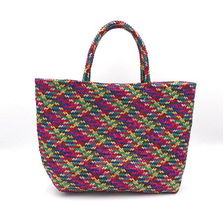 Bolsa de palha colorida Outlet