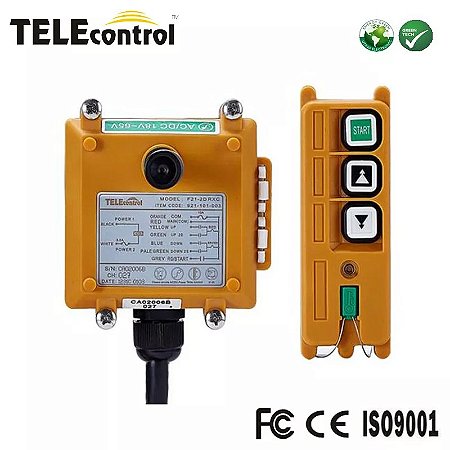 CONTROLE REMOTO INDUSTRIAL MODELO: F21-2D